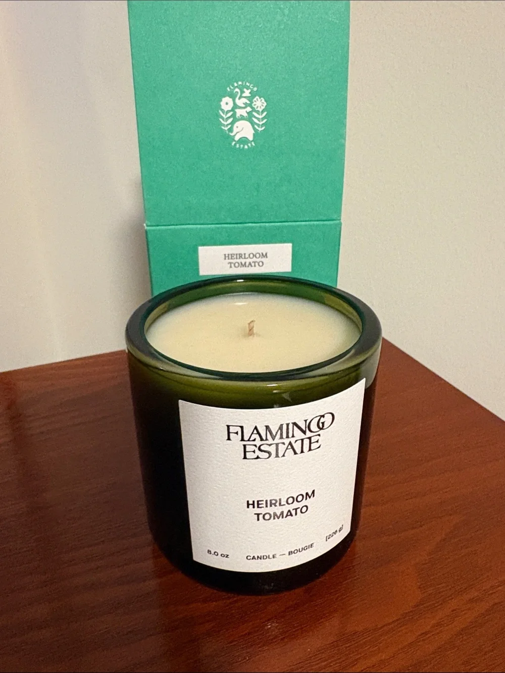 Flamingo Estate Heirloom Tomato Scented Candle - Teal